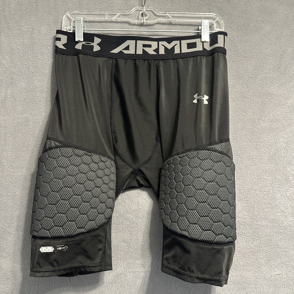 Under Armour UA Gameday Armour 3 Pad Compression Girdle Mens XL Black Heat Gear
